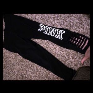 Pink Victoria secret yoga pants